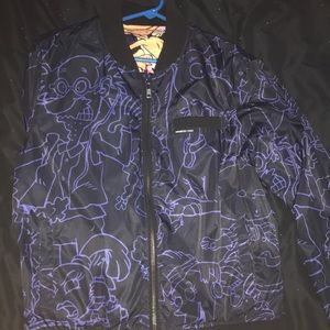 Members Only x Nickelodeon Reversible Bomber Jacket, Size: M
